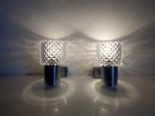 coppia applique in cromo è