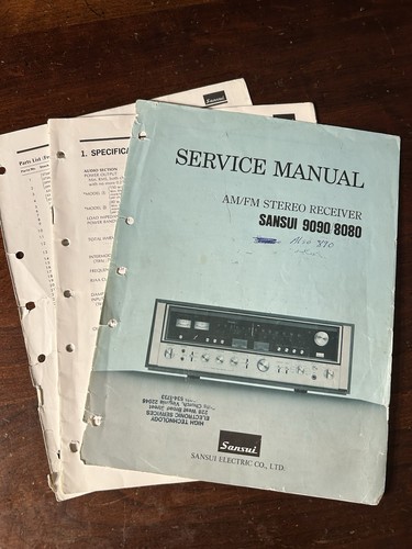 Sansui 9090 8080 fm - sansui, am/fm