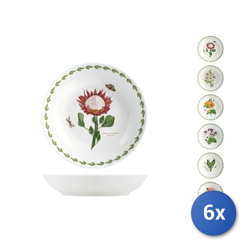 Piatti fondi flowers in - 6x,