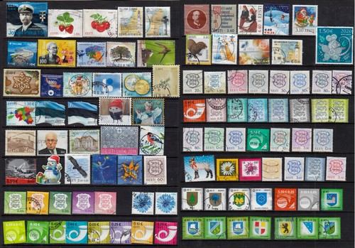 Estonia 100 francobolli - estonia:,