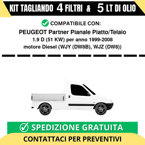 Tagliando per peugeot partner - tagliando,