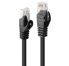 CAVO DI RETE LAN ETHERNET CAT 6 1 METRO SCHERMATO CAVETTO INTERNET PLUG RJ45