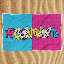 Asciugamano Telo Mare Me contro Te Luì e Sofì idea regalo bambino bambina