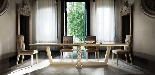 Tavolo pranzo 8 - 8, sedie