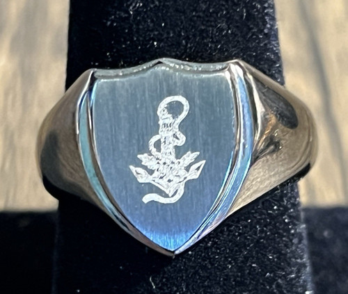 Anello uomo acciaio - inox, s
