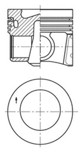 Pistone kolbenschmidt 41271600 - pistone,