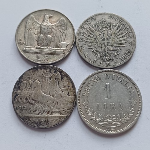 Silver lire regno d - 4,