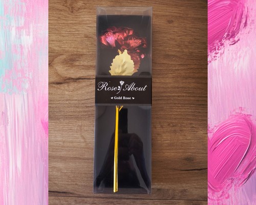 Rosa eterna oro - eterna,, con