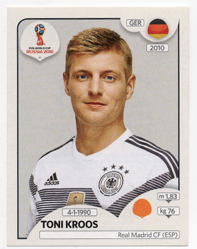 441 adesivo toni kroos - adesivo,