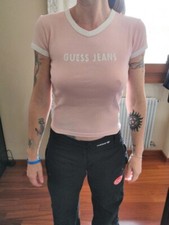 T shirt rosa Da donna Guess taglia M