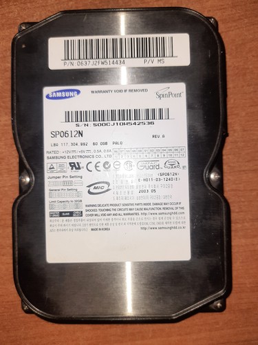 Hard disk meccanico - disk, ide