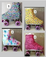 Copripattini  Resistenti  pattinaggio artistico IN LYCRA  Felpata fantasia