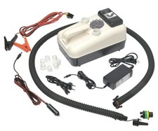 GONFIATORE ELETTRICO PORTATILE POMPA 125 l/min 12V BRAVO GE 20-2 GOMMONE SUP