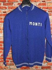 EROICA MAGLIA GIACCA SHIRT  BICI CICLISMO VINTAGE 70'S MONTI 50% LANA RICAMATA