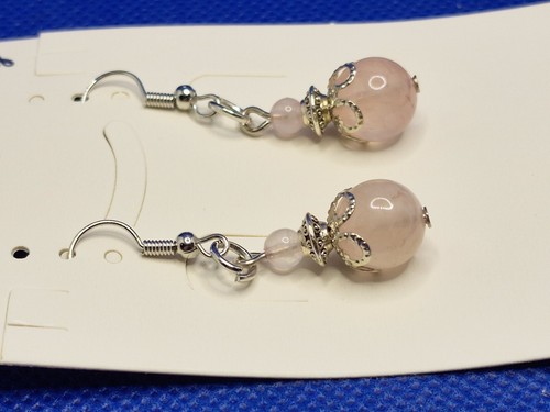 Orecchini con sfere - in, quarzo