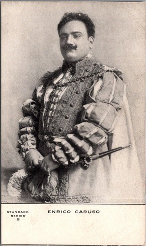 Cartolina enrico caruso - enrico,
