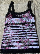 Tezenis Top, floreale, pizzo