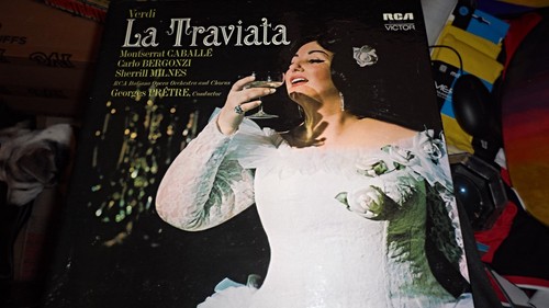 Verdi traviata lp box - 3x,