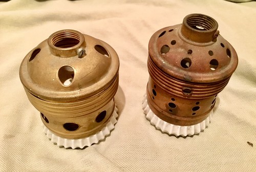 Coppia portalampade vintage - di,