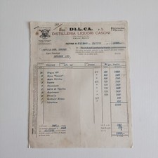 1952 Di.L.Ca. Srl Distilleria Liquori Casoni Finale Emilia  Fattura C01310