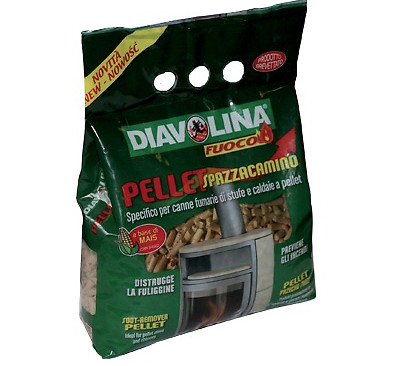 Diavolina pellet spazzacamino - diavolina,