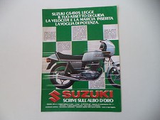 advertising Pubblicità 1980 MOTO SUZUKI GS 450 S
