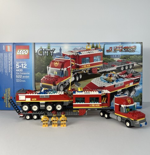 Lego city fire transporter - city:,