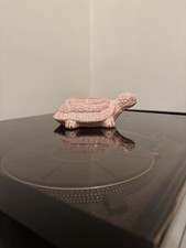 Portavaso a forma di tartaruga in ceramica Smaltata Deruta anni ‘50 ‘60