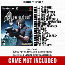 Resident Evil 4 100% All Items