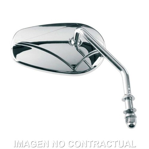 Specchio hert cromato harley - specchio,