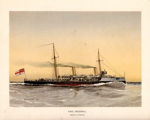 Stampa antica nave guerra - antica,