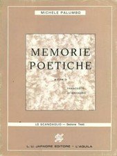 MEMORIE POETICHE POESIA  MICHELE PALUMBO L.U. JAPADRE 1969