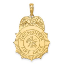 Ciondolo pompiere oro giallo