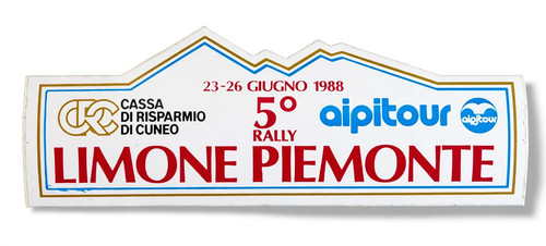 Adesivo vintage rally - adesivo, 5°