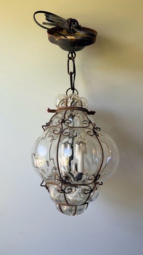 Lampada sospensione gabbia - a,