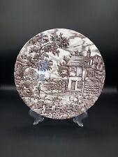 Antico Piatto In Ceramica Inglese The Hunter By Myott