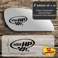 2 adesivi 100 hp scrambler