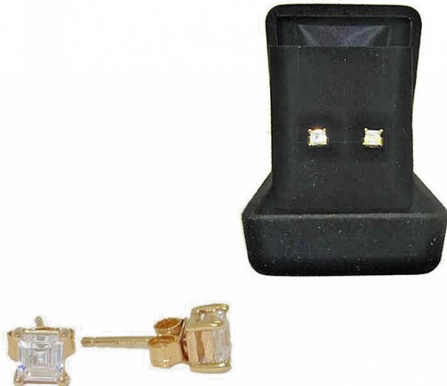 Zircone cubico orecchino - zircone,