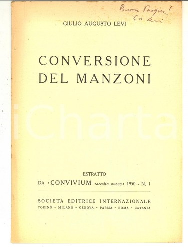 1950 giulio augusto levi - augusto,