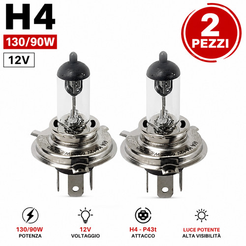Lampada lampadine h4 - 2x,