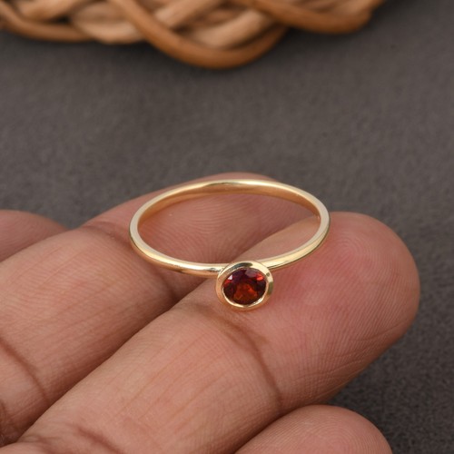 Anello minimalista placcato