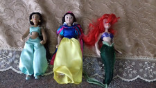 Lotto di 3 bamboline di Principesse Disney - uscite da edicola di molti anni fa