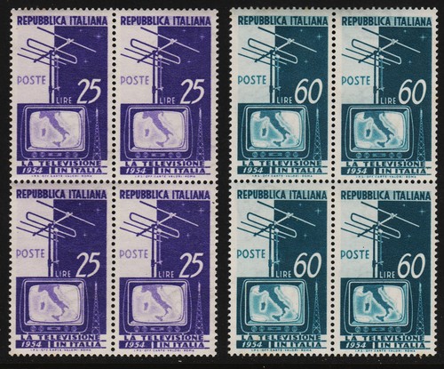Set televisore italia - set, 1954
