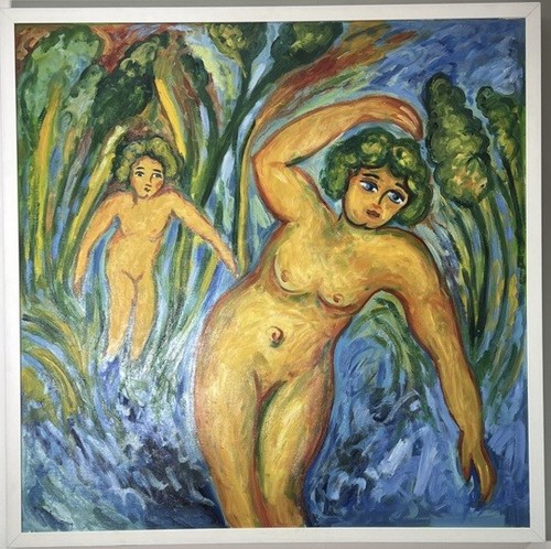 Quadro mimmo germanà 100x100 - quadro,