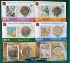 50 Cent. Stamp & Coin Vaticano