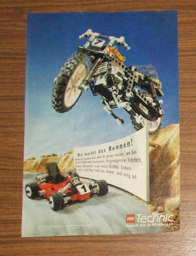Rara pubblicità lego technic - pubblicità,