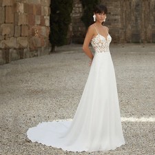 Abito da sposa A-line pizzo