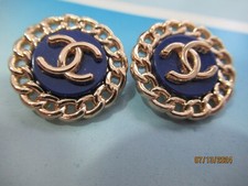 Chanel buttons mm navy - chanel, 2