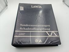 Manuale officina Lancia dispositivi anti inquinamento Thema Delta lingua tedesco