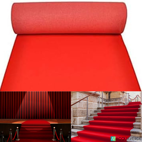 Passatoia rossa tappeto rosso - passatoia,